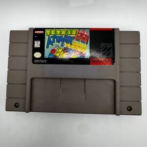 Tetris Attack Super Nintendo SNES Game Cartridge Authentic Tested